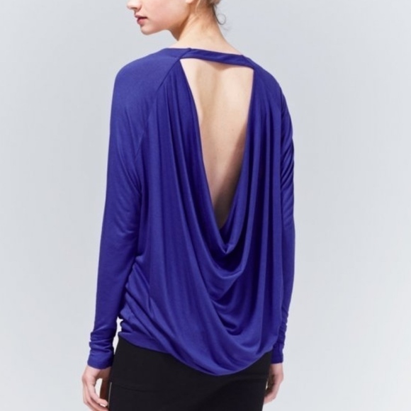 Wilfred Aritzia Francois Open Draped Back Top - Picture 1 of 4